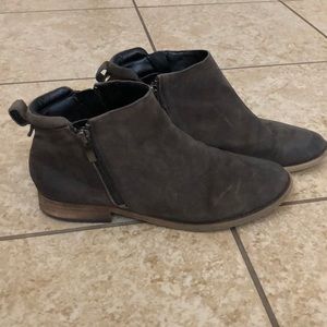 Franco Sarto Brown Leather Booties